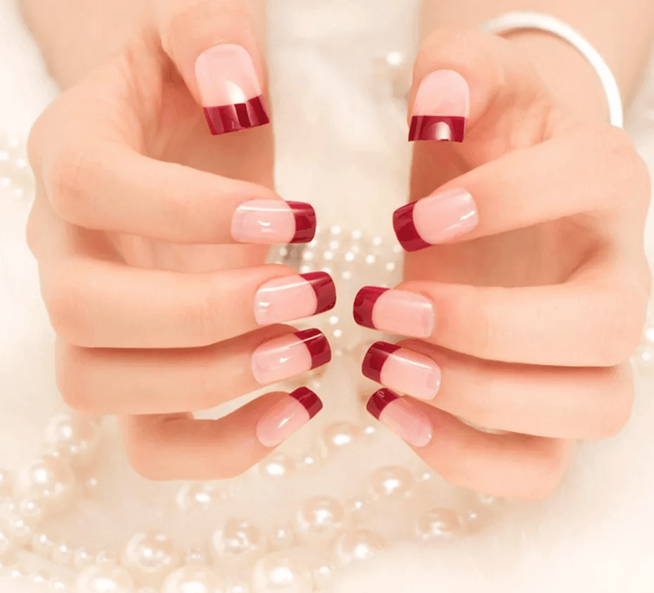 Custom nail art design