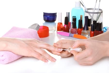 Custom nail art design