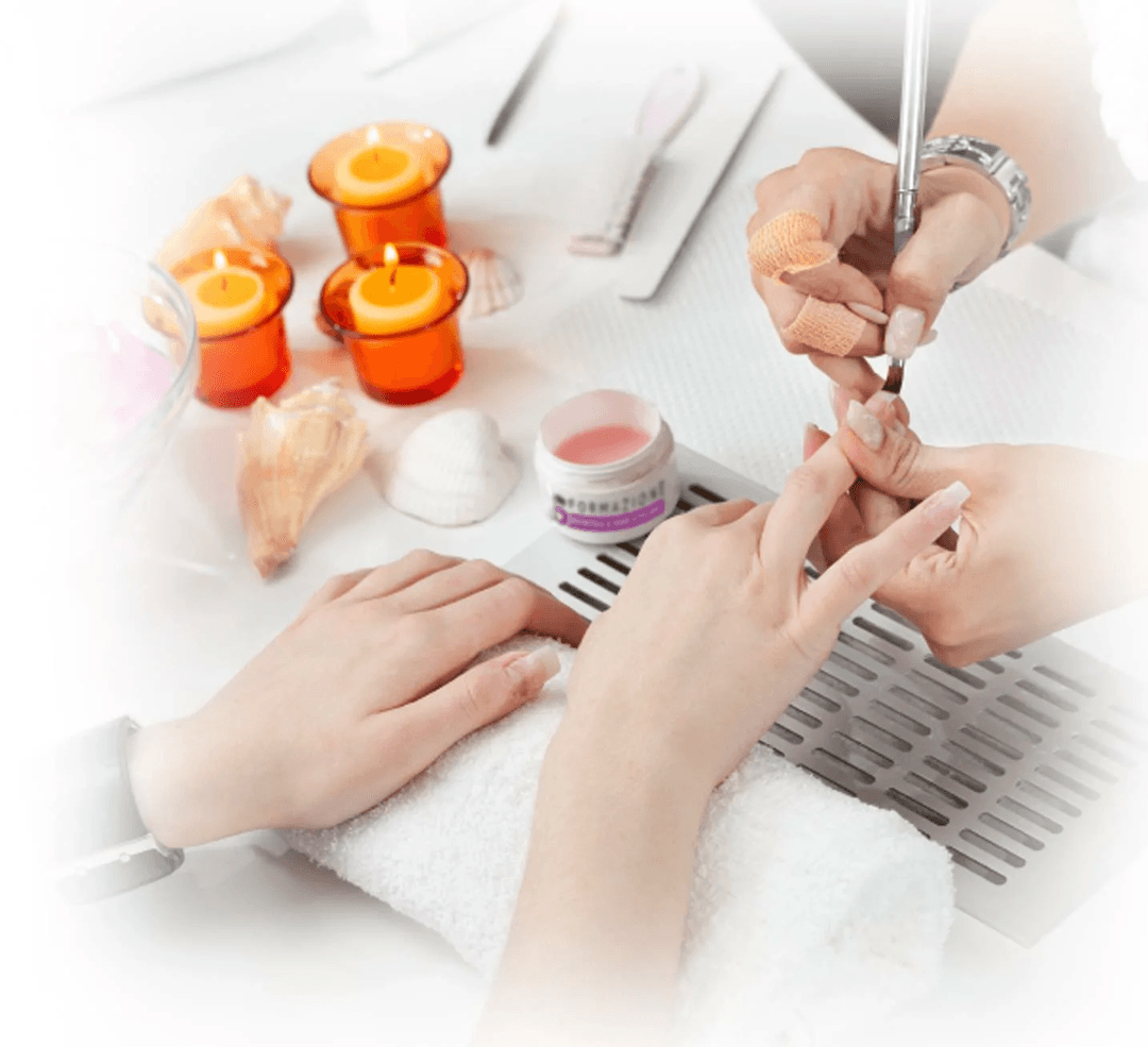 Custom nail art design